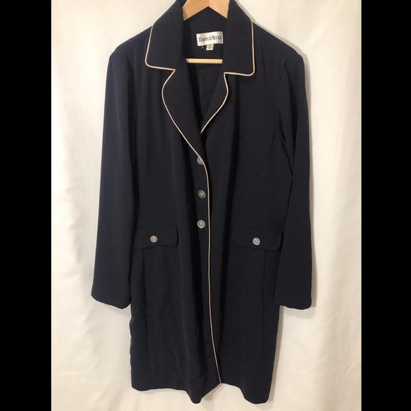 Danny & Nicole Jackets & Blazers - Danny & Nicole Black Long Jacket